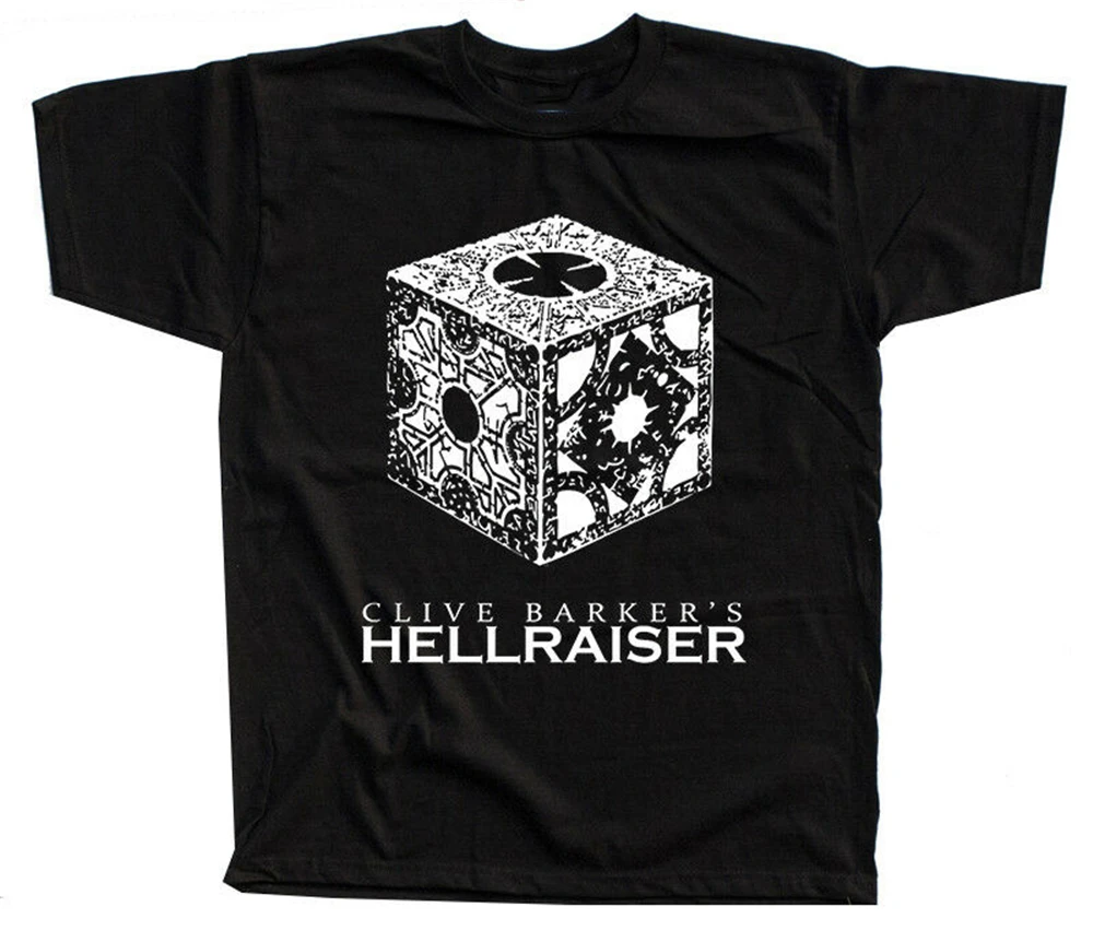 Hellraiser V2 Clive Barker постер фильма 1987 футболка (черная) все размеры Customize настраиваемая