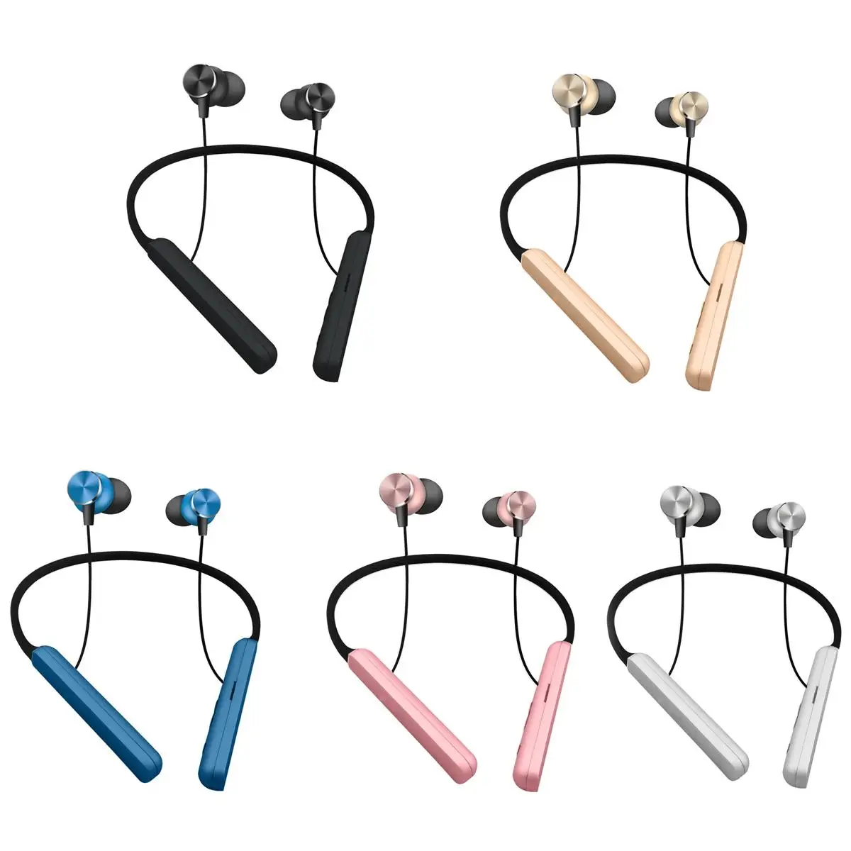 T18 Wireless Headphone With Mic Support TF SD Card Magnetic Connection Bluetooth V5 0 Earphone Stereo Bass Sporting Headset