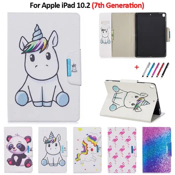 

Fashion Flamingo Unicorn Panda Tablet Case Funda For iPad 10.2 2019 Case Leather Cover For iPad 10.2 7th Generation Case Coque