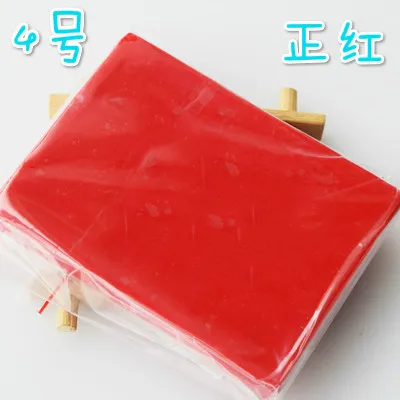 56 Color Soft Clay Dry Polymer Children's Toys Plasticine Safe and Non-toxic Colorful Lightweight Clay Gifts for Boys and Girls - Цвет: C4 Red