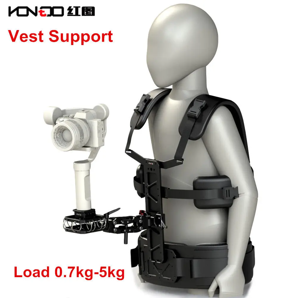 

Hontoo Arm Gimbal vest steadicam Rig Load 5kg for DSLR Gimbal DJI ROIN-S Zhiyun Crane 2 TILTA G2 3-Axis Handheld Stabilizer