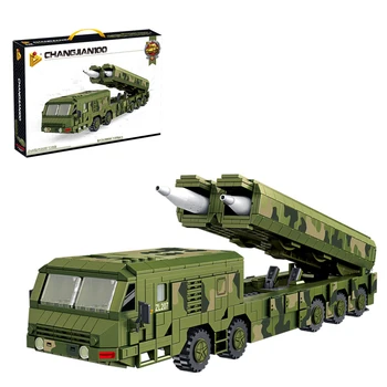

1336Pcs Military Weapon Bricks Cruise Missile Vehicle Building Block DIY Cruise Missile Model For Children - Collective Edition
