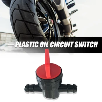 

Universal 6mm Inline Petrol Fuel Tap Classic Colors Simple Enduring Plastic Motorcycle On-Off Petcock Switch