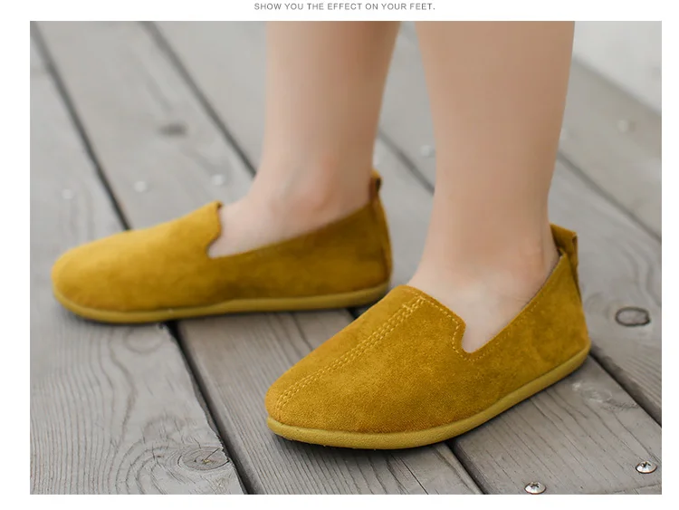 New Arrivals Girls Boys Shoes Children Loafers Slip-on Flat Shoes Baby Kids Flats Soft Princess Single Shoes Zapatos De Ninos