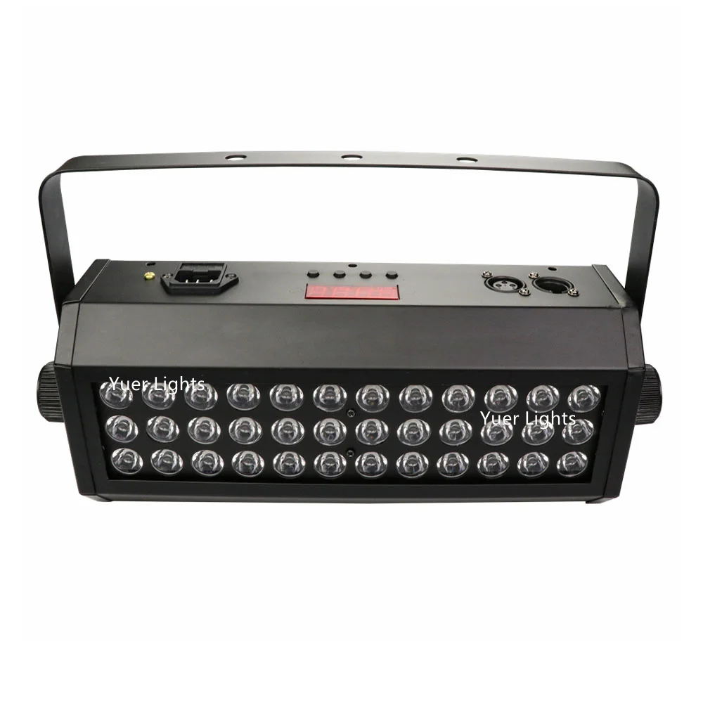 Диско свет бар 36X3 Вт УФ Цвет Светодиодный настенный, с омывающим светом DMX 512 светодиодный стробоскоп свет для освещение свадебной сцены вечерние Dj
