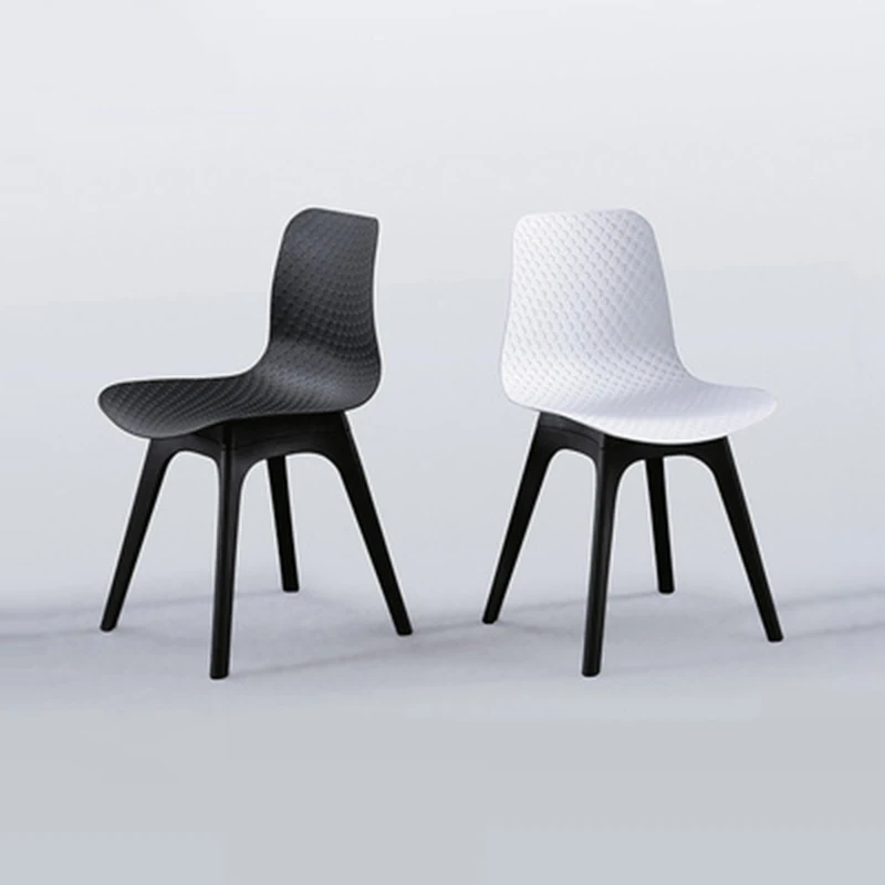 

Nordic Simple Plastic Dining Room Dining Chair Modern Home Bedroom Living Room Dining Room Kitchen Plastic Chair