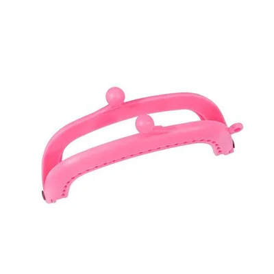 Pink 8,5 см дугообразные с ушами карамельные цвета изогнутые пластиковые рот DIY ремесленные сумки аксессуары материалы - Цвет: Pink