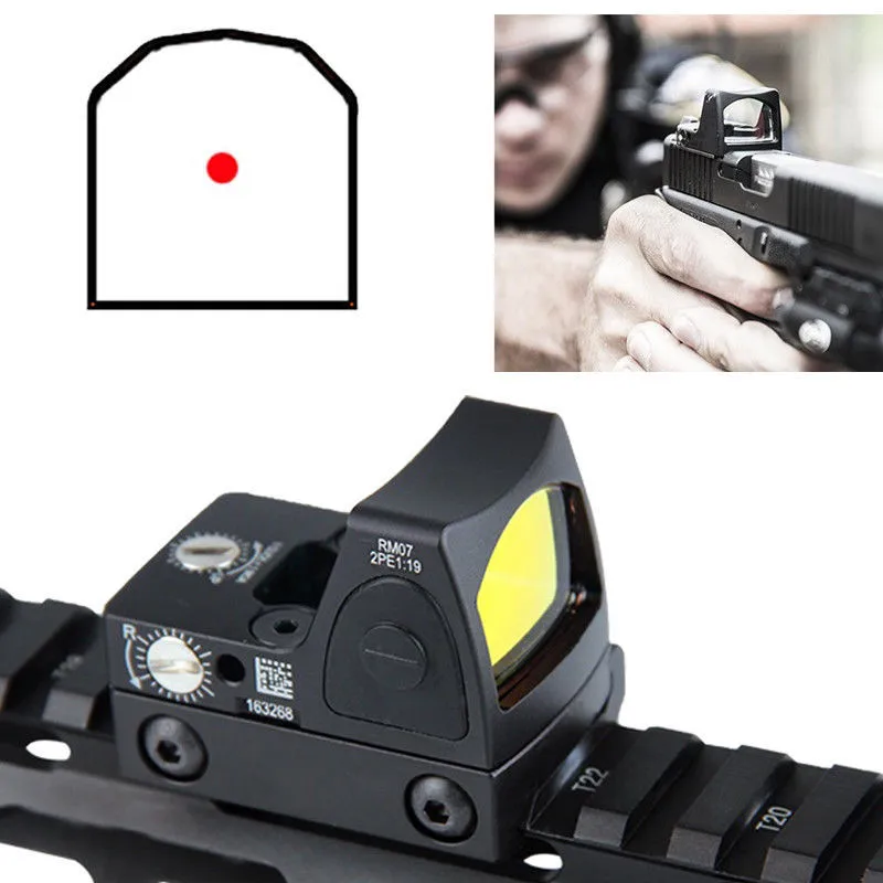 RMR Reflex Регулируемый Красный точечный прицел 3,25 MOA Dot голографический прицел тактический красный зеленый прицел наружный прицел яркость