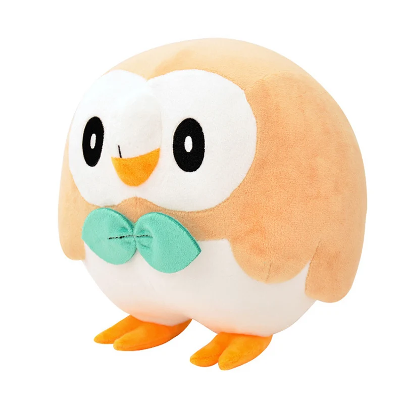 30CM Creative Cartoon Pokemon Rowlet Plush Japanese Anime Elf Cute Stuffed Doll Toys Soft Pillow Gift | Игрушки и хобби