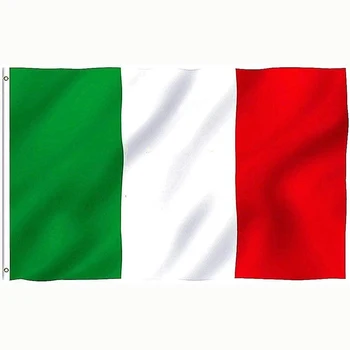 

Italy Flag 90x150CM Country National 3x5FT Fade Proof Double Stitched With Brass Grommets Quality Durable Material