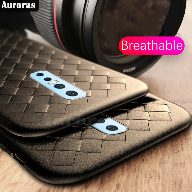Полярное чехол для телефона vivo V17 Pro полная защита перекрестным плетением мягкий