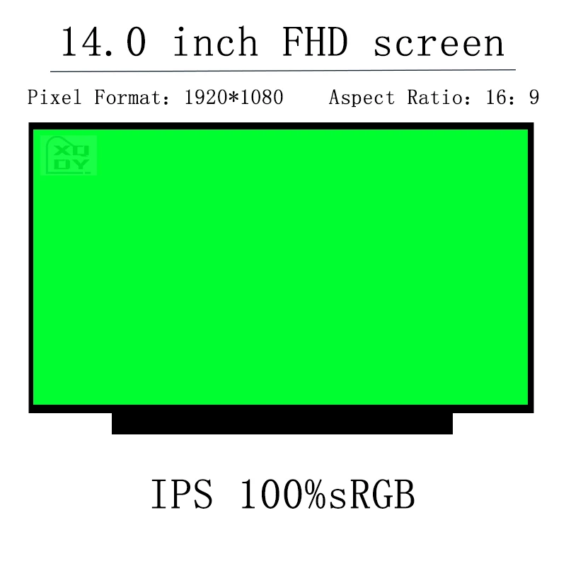 14" Slim LED matrix for Asus ZenBook Duo UX481FL laptop lcd screen