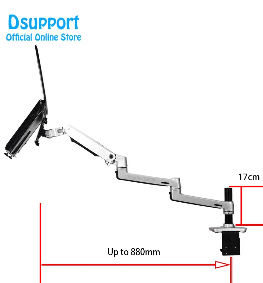 8013T Aluminum Alloy Desktop Mount Ultra-long Arm