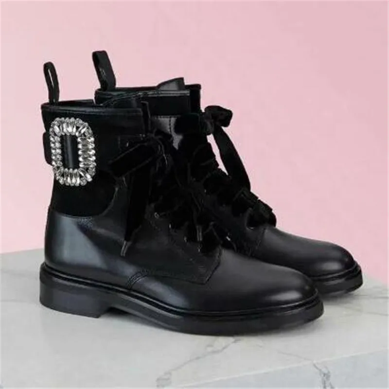 black leather ankle boots low heel