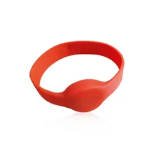 5 шт./лот) 13,56 МГц MF1108(Совместимость с S50) ISO14443A RFID водонепроницаемый умный силиконовый браслет