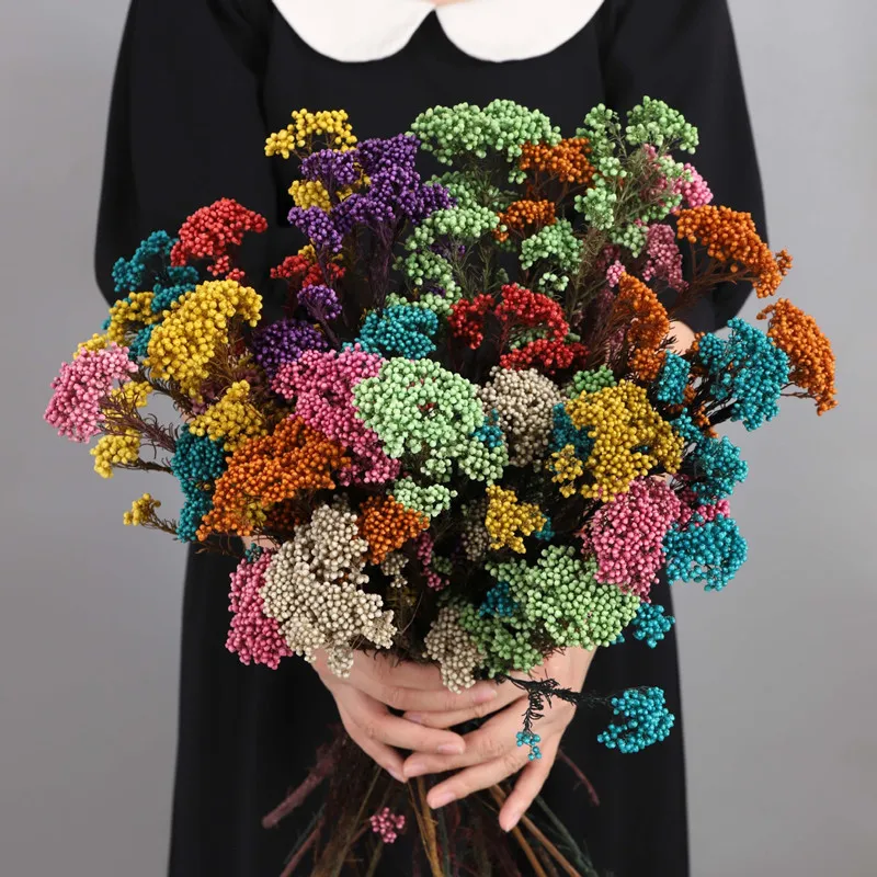 

50g/Bouquet,Preserved Mi Flower,Dried iny Flower DIY Garland Flowers Christmas Halloween,Wedding Party Home Decoration