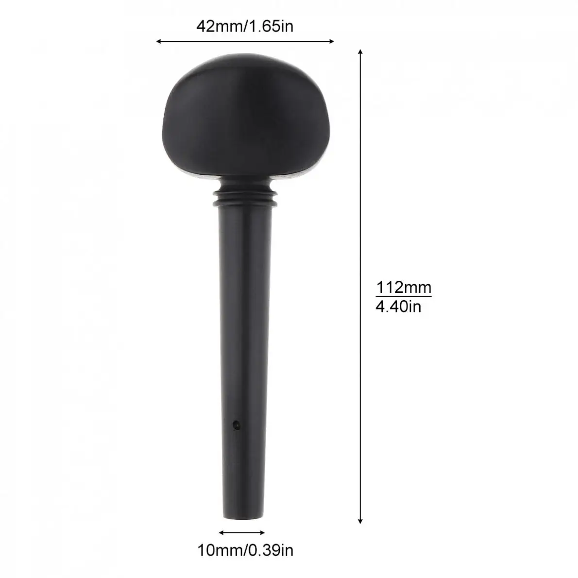 Cello Support Parts Professional Ebony Wood Tuning Peg for Violoncello