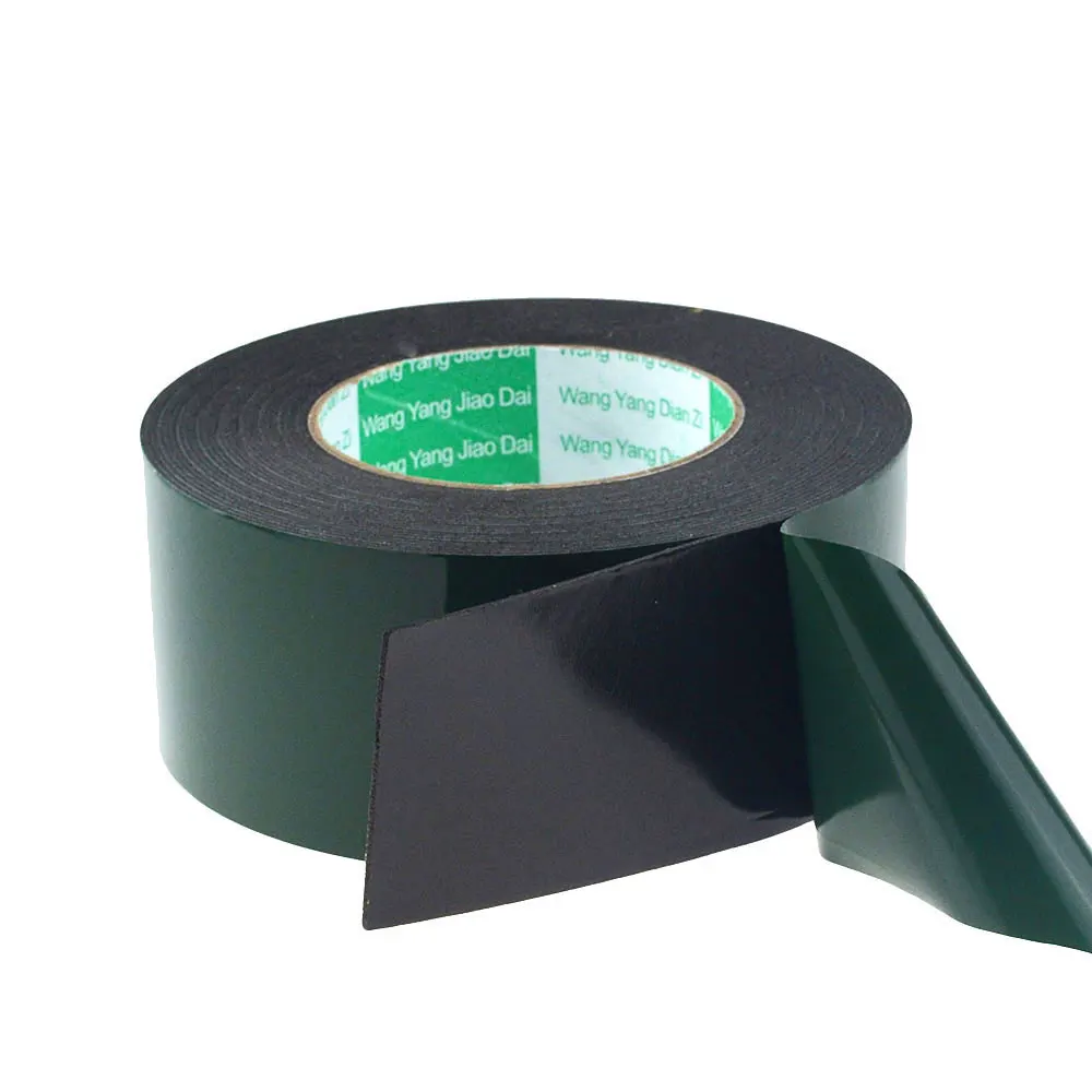 10M 5 15mm Double Sided Tape Strong Adhesive Black Foam Tape for Car Cell Phone Repair Gasket Screen PCB Dust Proof 1mm Thick