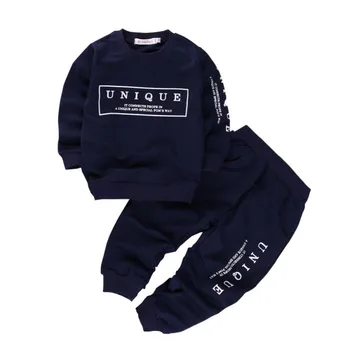 

2Pcs Newborn Baby Boys Girls Clothes Set Spring Autumn Boys Letter Print Long Sleeve Tops + Pants Kids Clothing Sets