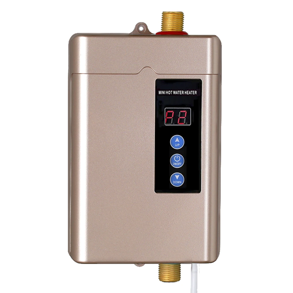 110V/220V Instant Shower Heater Hot Water Heater Smart Touch Heating Fast  Kitchen Electric Faucet with Temperature Display