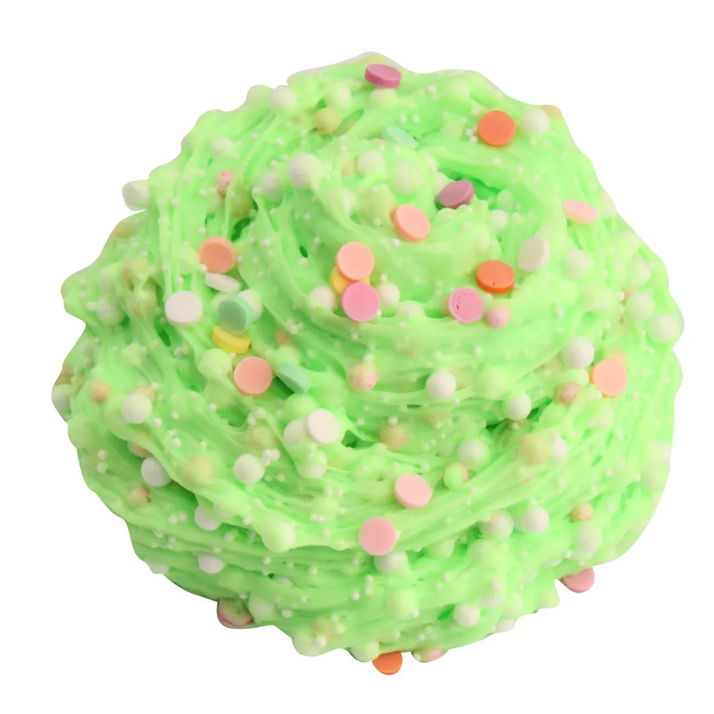 Fluffy Slime Supplies Stress Relief Toy Child Creativity Imagination Education toy Beautiful Color Colorful Slime toys #A