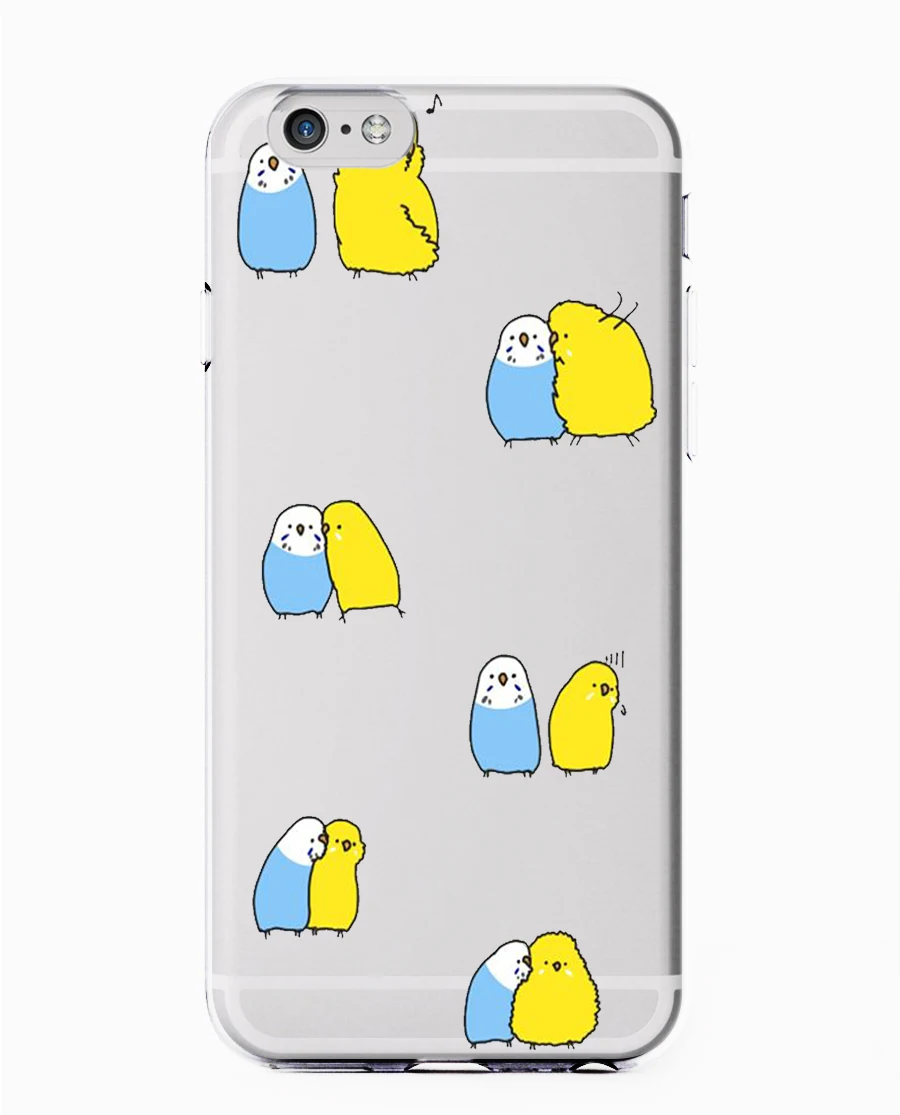 Chubby Cockatiels Parrotlets Hello parrot bird Модный мягкий прозрачный чехол для iPhone 7 6 6S 8Plus 5s X XS XR XSMax - Цвет: 3006
