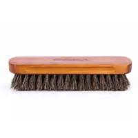 Horsehair Shoe Brush Polish Natural Leather Real Horse Hair Soft Polishing Tool Bootpolish Cleaning Brush For