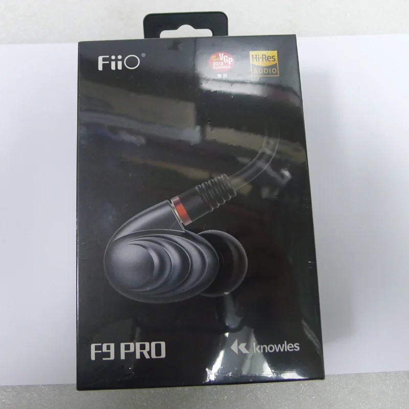 Наушники вкладыши FiiO F9 Pro Triple наушники титанового цвета|monitor earphone|armature driverbalanced