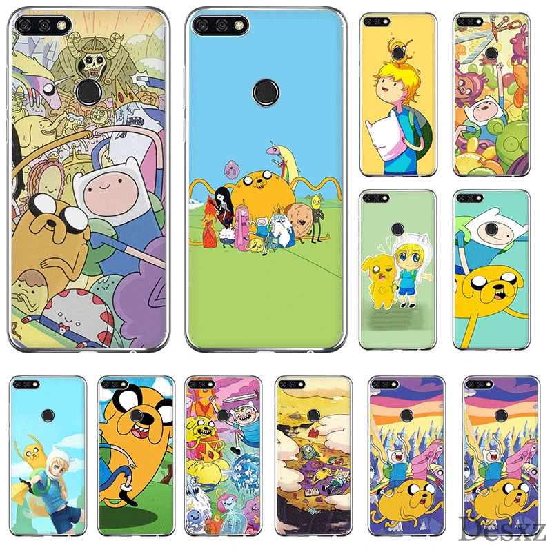 Чехол для телефона Huawei Honor 6A 6C 7A 8 8X 9 9X 10 View 20 Lite Pro Play Hard Cover Adventure Time | Мобильные