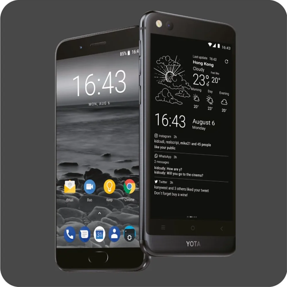В наличии оригинальный Yota 3 Yotaphone смартфон с двойным экраном Snapdragon 625 4 Гб ОЗУ 128 ПЗУ