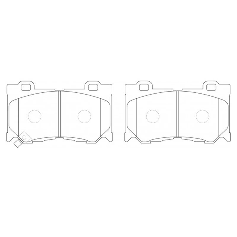 AKEBONO Колодки тормозные дисковые передние ПОДХОДЯТ ДЛЯ INFINITI FX 08 AN-749WK