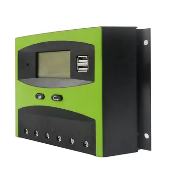 

Solar Charge Controller 12V/24V 50A With Automatic Temperature Compensation & Easy-to-Read LCD Screen 50APWM LD-5024