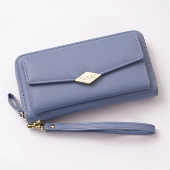 

Multiple Card Slot Large Capacity Fashion Women Wallet Coin Organizer Money Purse Phone Bag Holder Long