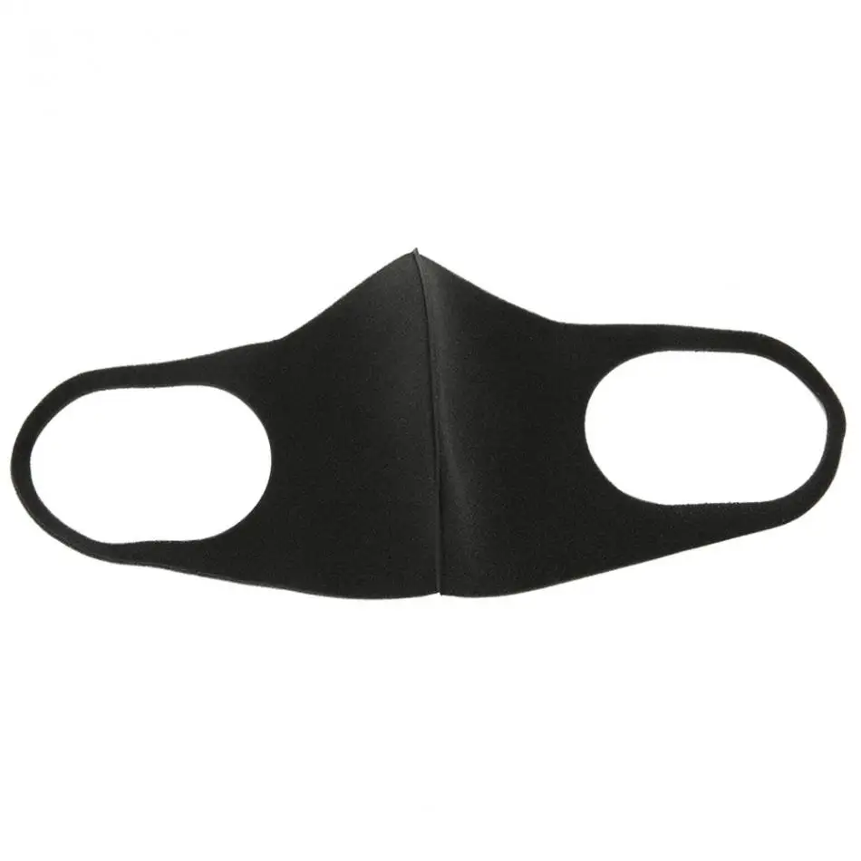 3 шт. 10 шт. черная маска для рта Kpop дышащая унисекс Губка Маска для лица многоразовая маска против загрязнений защита для лица ветронепроницаемый намордник