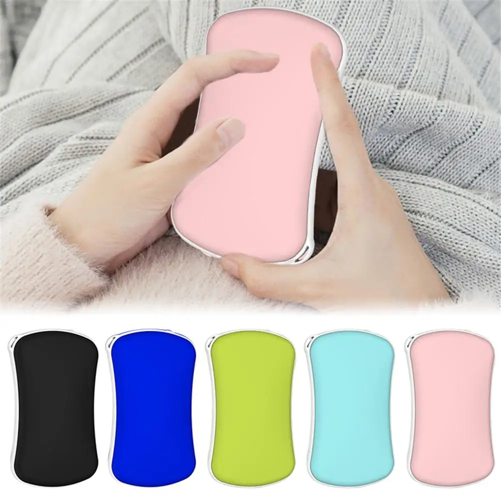 

5Colors Cute USB Rechargeable Hand Warmer And 2400mAH Power Bank Mini Portable Travel Handy Long-Life Pocket Hand Warmer