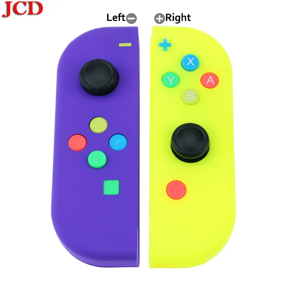 JCD, чехол для корпуса для kingd, переключатель, контроллер NS для Joy-Con, оболочка, игровая консоль для переключателя, чехол, сделай сам, левая, правая кнопка - Цвет: No4 L and No3 R
