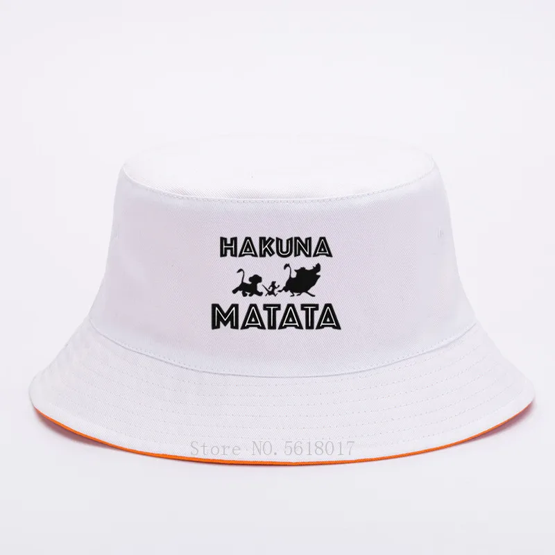 Hakuna Matata шляпа с принтом короля льва летняя поп-шляпа harajuku женская и мужская в