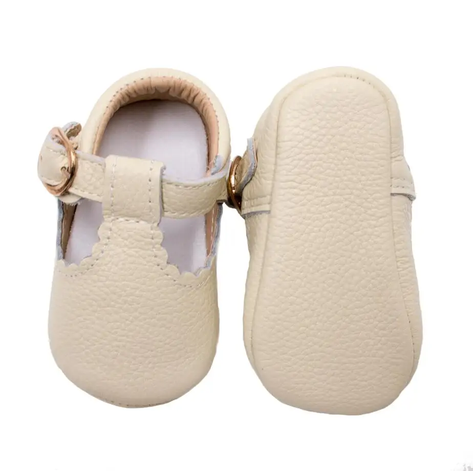 Натуральная кожа детская обувь с леопардовым принтом для девочек мягкая подошва для мальчиков первые ходунки T-bar летние детские мокасины - Цвет: beige