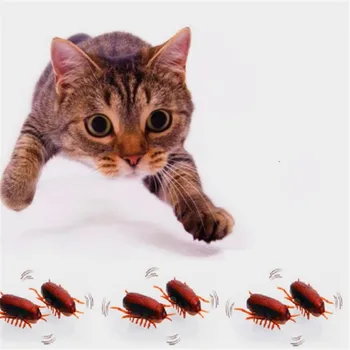 

Battery-Powered Cockroach & Mouse Toy For Cats, Electronic Cockroach, Fun Cat Toy