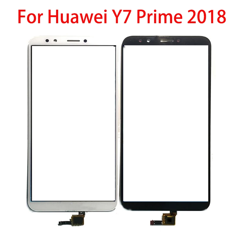 Переднее стекло 5 99 дюйма запчасти для объектива сенсорный экран Huawei Y7 Prime 2018 Nova 2