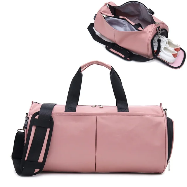 US $16.41 Crocosport Woman Gym Bag Yoga Bags Women Fitness Sports Black Bag Backpacks Portable Travel Trainin
