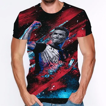

Summer Unisex Cristiano Ronaldo CR7 T Shirt 3D Printed Streetwear Tshirt Women Men Tee Shirt Tops Female Male Harajuku T-shirt