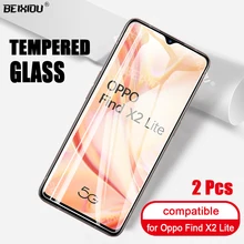 2 Pcs Volledige Gehard Glas Voor Oppo Vinden X2 Lite Screen Protector 2.5D 9 H Gehard Glas Voor Oppo Vinden x2 Lite Beschermende Film