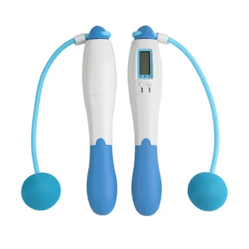 

Portable Fitness Calories Wireless Digital Cordless Jump Rope Skipping LCD High-quality PVC No Knots