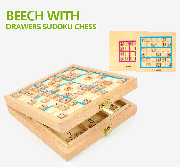 Многофункциональная шахматная игра Sudoku, шахматы для детей, Развивающие деревянные игрушки, интерактивные игрушки для родителей и детей