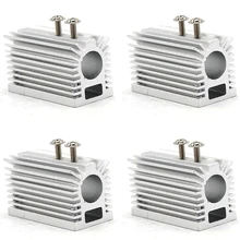 

4pcs 12mm Silver Cooling Heatsink Holder Bracket for Blue Green Red IR Laser Module Pointer