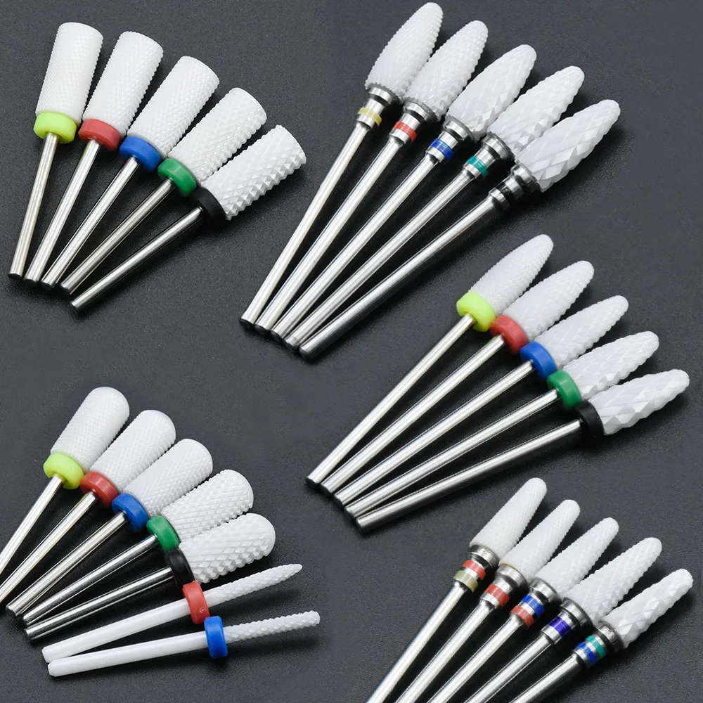 

Timistory Ceramic Nail Drill Bit Electric Nail Milling Cutter for Manicure Pedicure Nail Art Accessoires Tool Remove Nail Polish