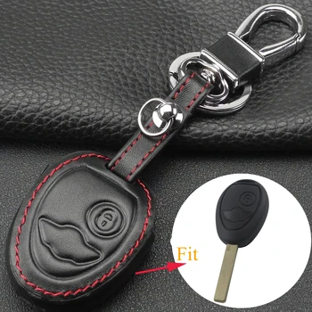 

Kutery 2 Buttons Remote Car Key Cover Case Leather protect shell For BMW Mini Cooper R50 R53