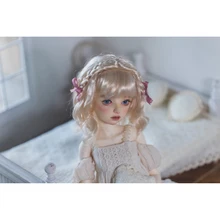 

Cute short Bjd Hair 1/3 1/4 1/6 BJD Wig Doll Wig for MSD MDD Minifee Sd Yosd Blythe Doll Accesories,Short Doll Wig for Dolls