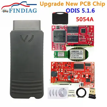 

Perfect Version Code Reader Red PCB OKI VAS5054A Supports UDS Protocols For VAG AMB2300 Chip More Thicken For Vehicle Diagnostic